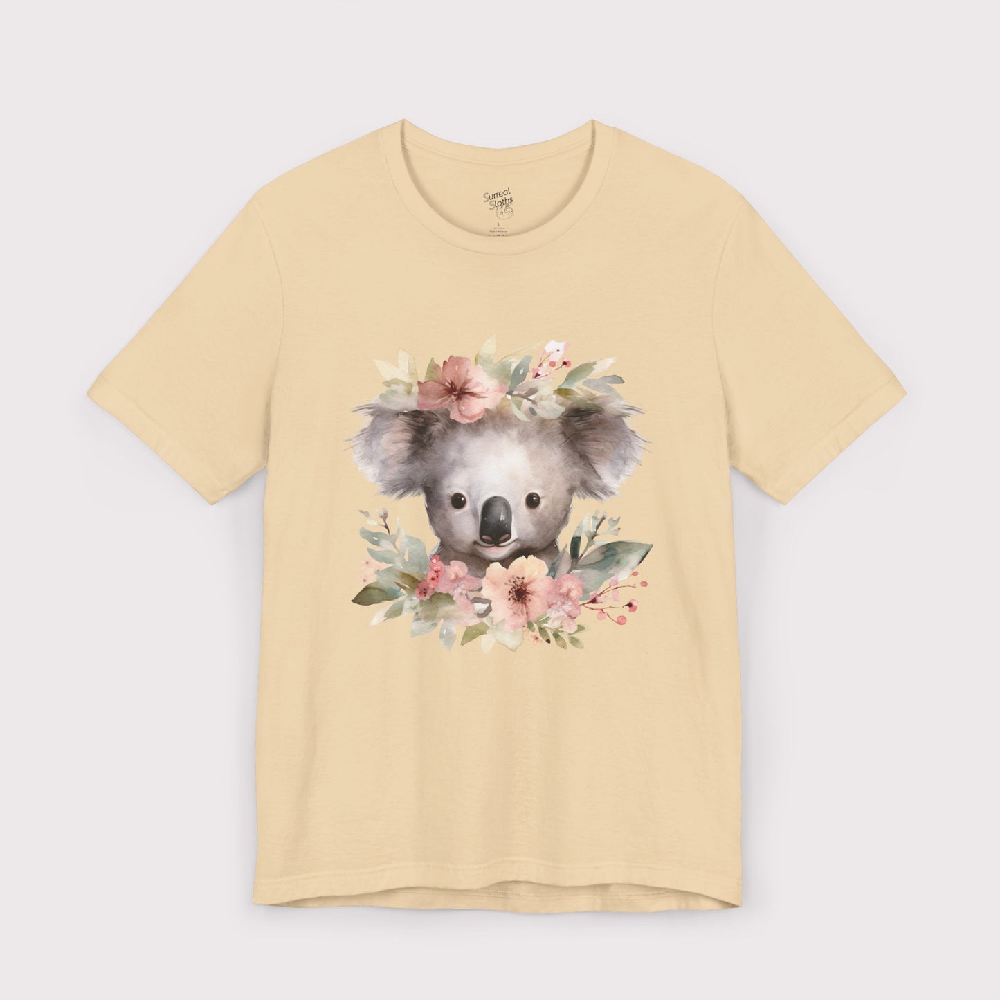 Floral Crown Koala - Jersey Tee