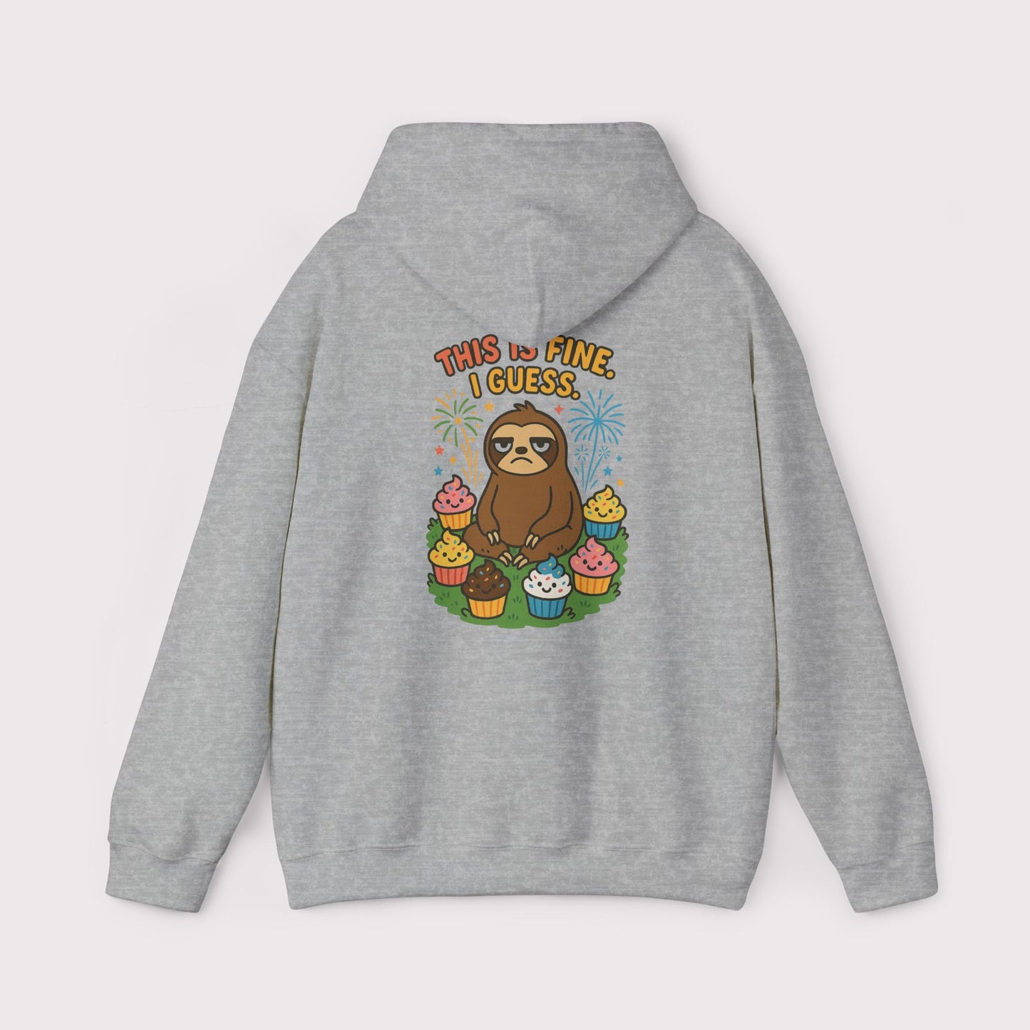 This Is Fine Sloth Hoodie