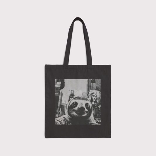 Sloth Selfie in Times Square Tote Bag