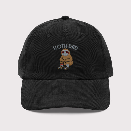 Sloth Dad Corduroy Hat