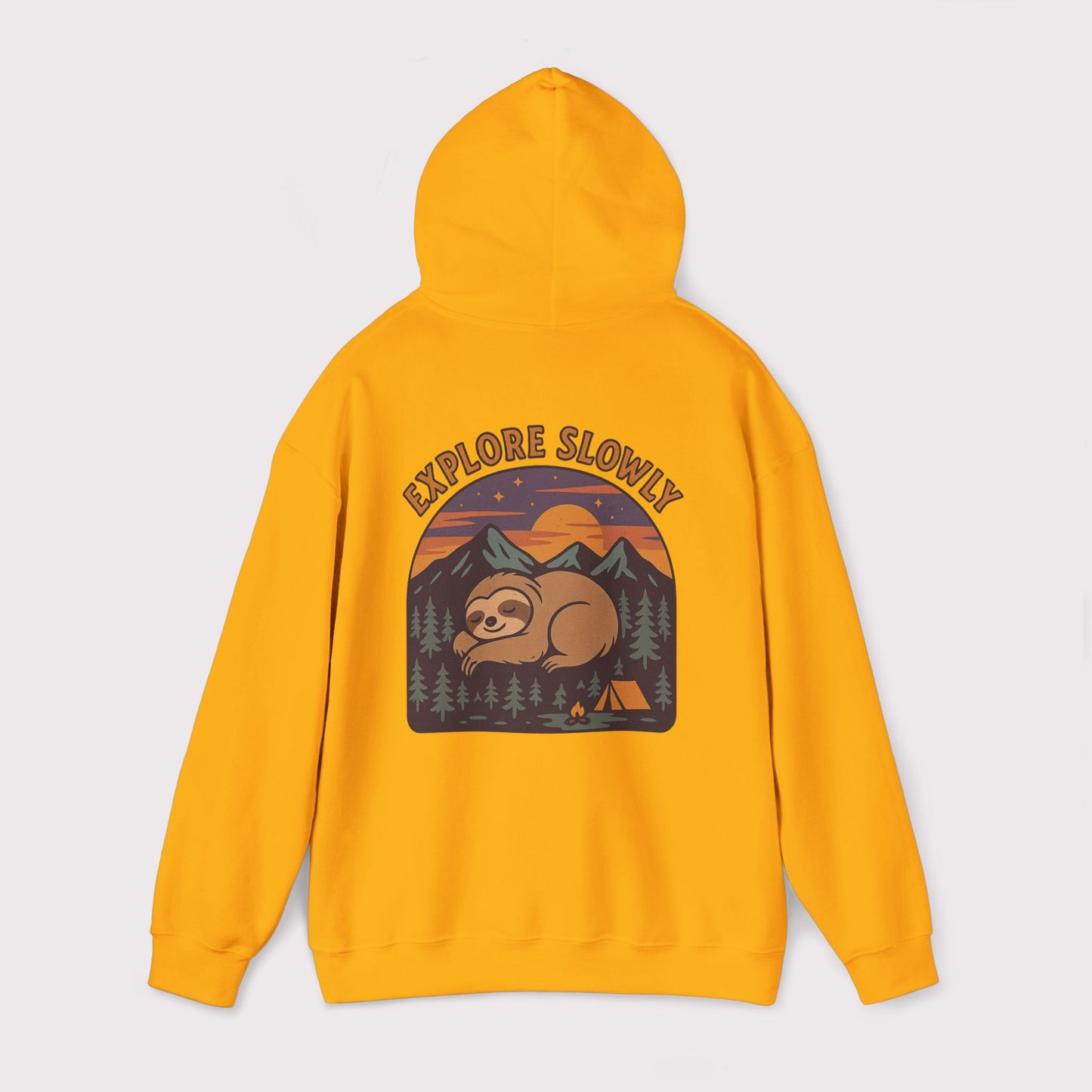 Explore Slowly Sloth Hoodie