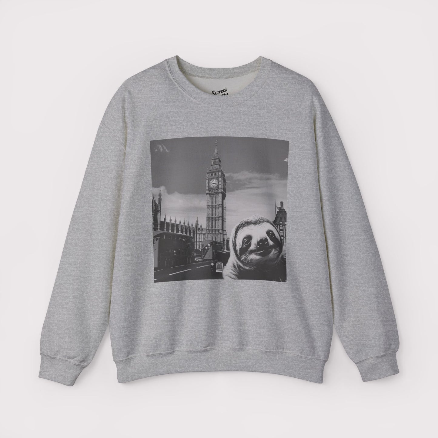 Sloth Selfie Big Ben - Crewneck