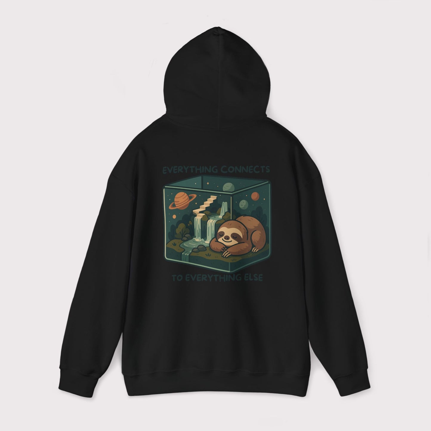 Everything Connects Sloth Hoodie