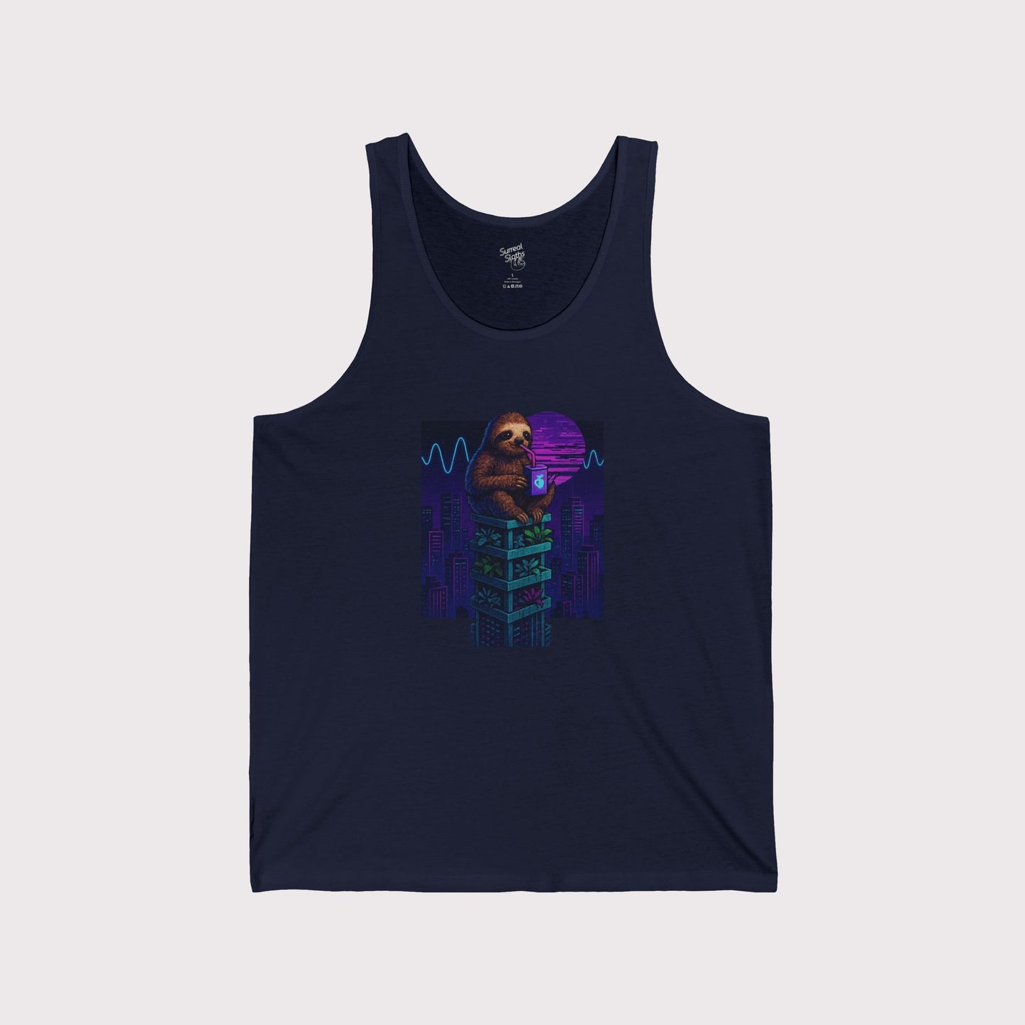 Neon Slothscape Tank Top