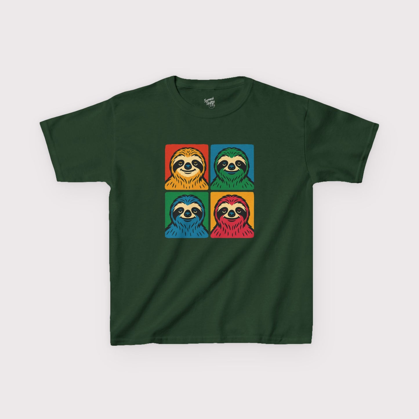 Pop Art Sloths Kids T-Shirt