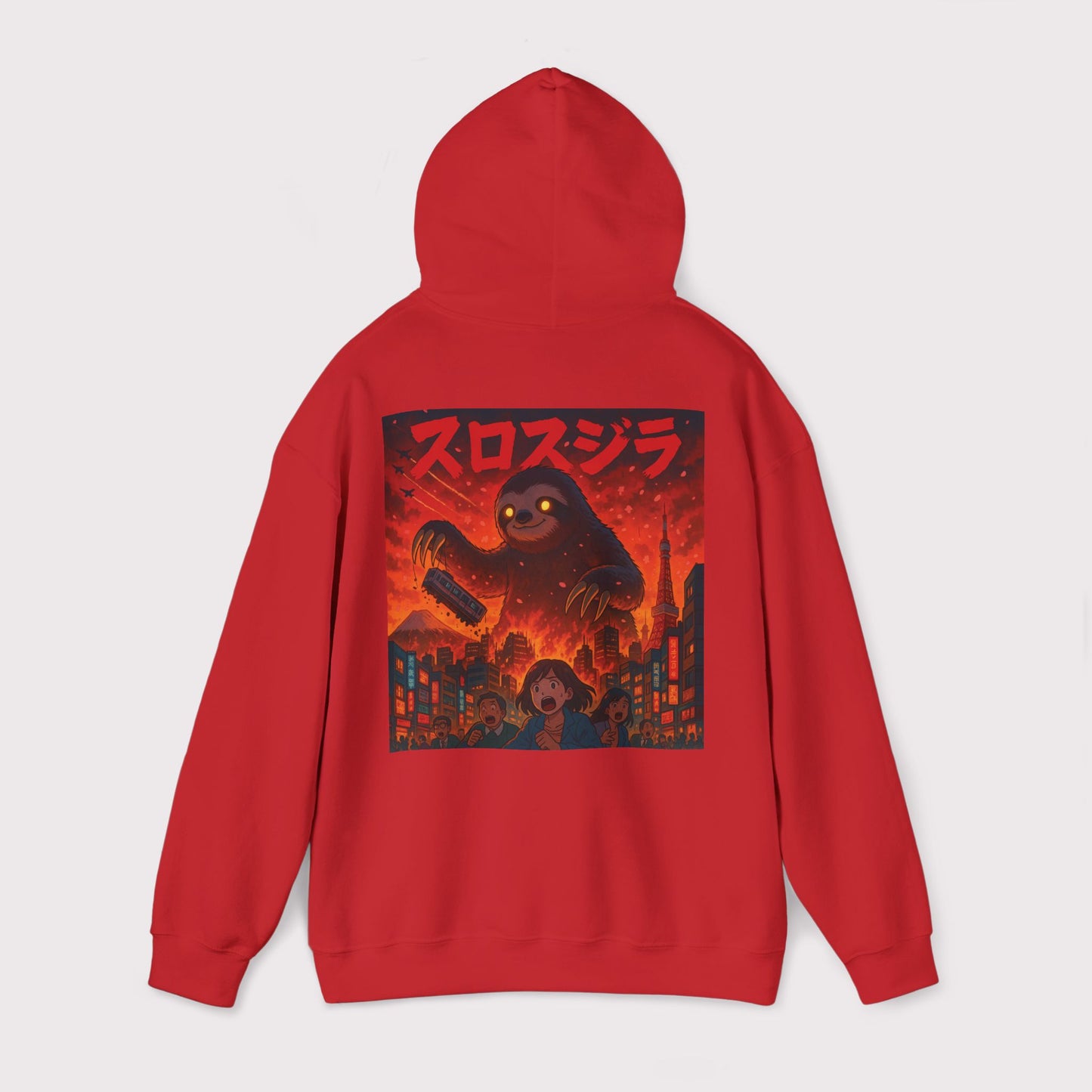 Slothzilla Anime Hoodie