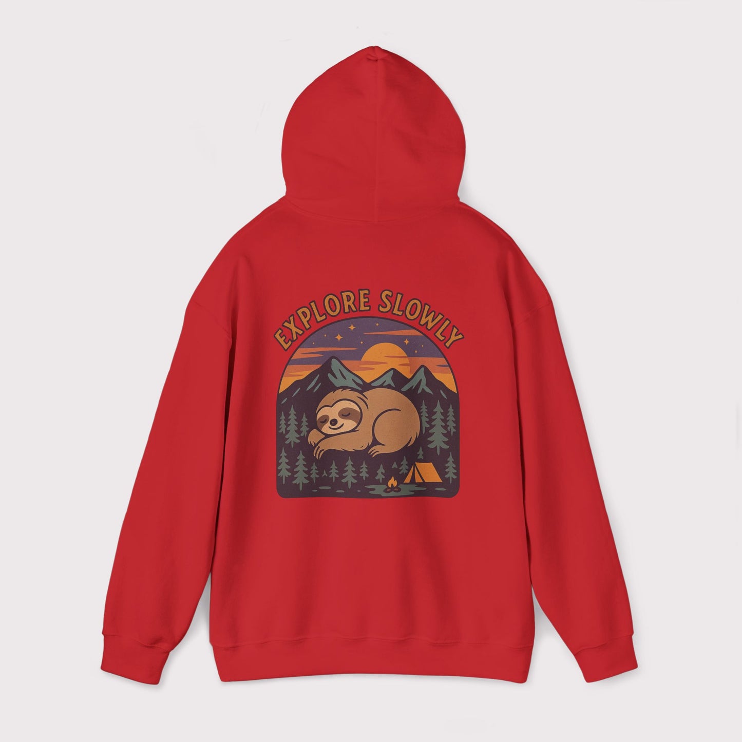Explore Slowly Sloth Hoodie