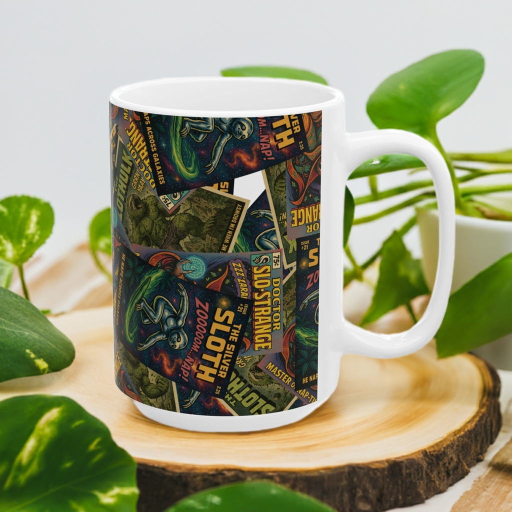 Sloth Superhero Mug Series: Silver Sloth, Slo Strange & Slothulk