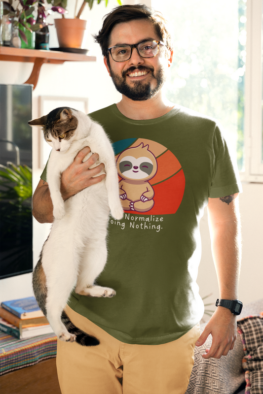 "Let’s Normalize Doing Nothing" – Jersey Tee