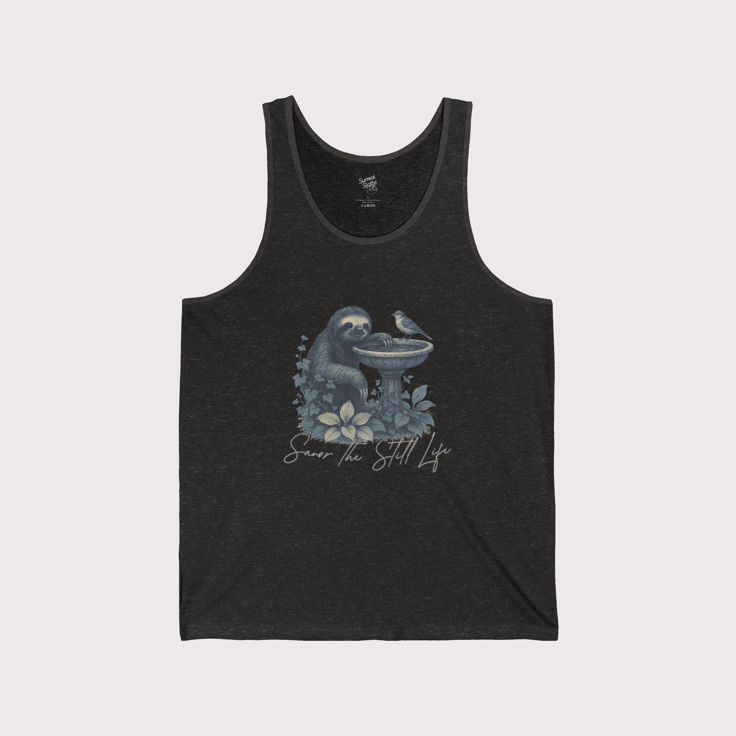 Savor the Still Life Sloth Tank Top