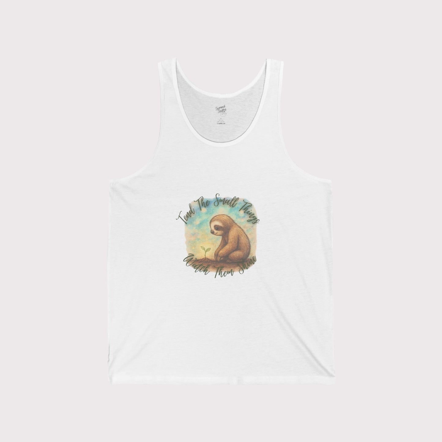 Tend the Small Things Sloth Tank Top