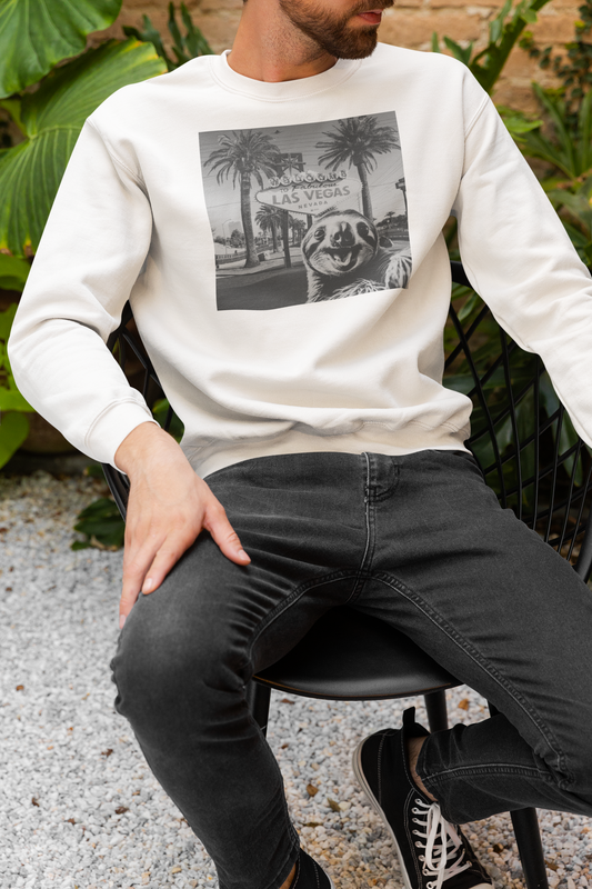 Sloth Selfie Las Vegas - Crewneck