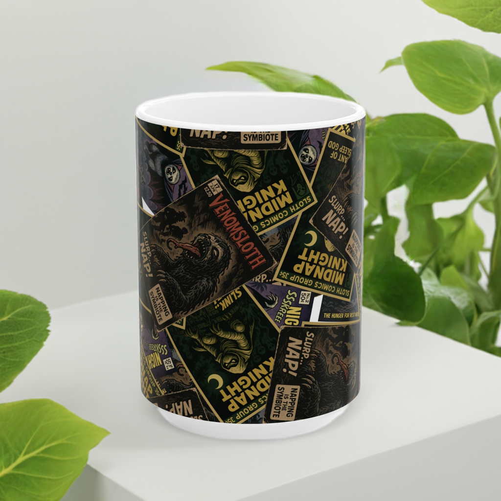Sloth Superhero Mug Series: Venomsloth, Midnap Knight & The Night Sloth