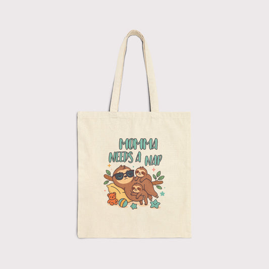 Momma Needs a Nap Tote Bag