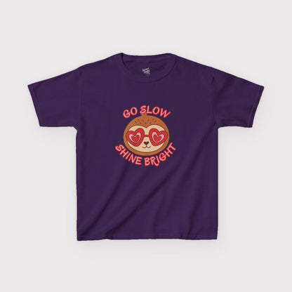 “Go Slow and Shine Bright” Kids Tee