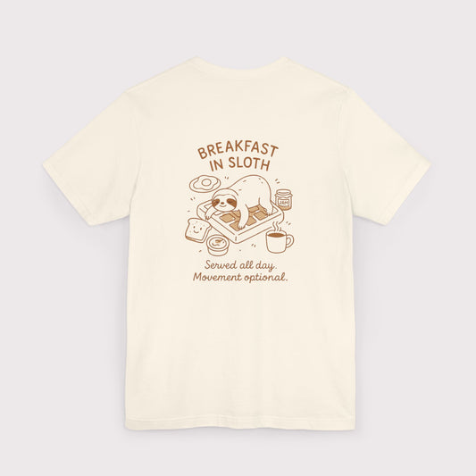 Breakfast in Sloth T-Shirt
