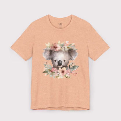 Floral Crown Koala - Jersey Tee