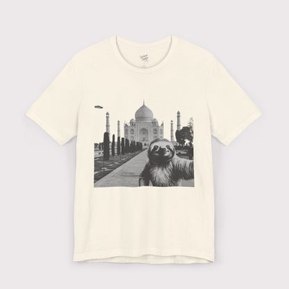 Sloth Selfie - Taj Mahal - Jersey Tee