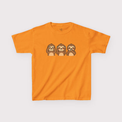 No Evil Sloths Kids T-Shirt