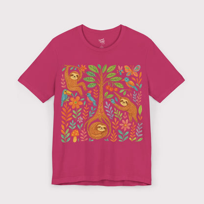 Jungle Joy Sloth T-Shirt