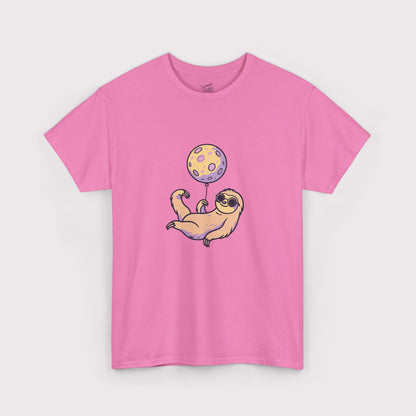 Purple Moon Balloon Sloth T-Shirt