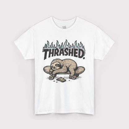 Thrashed Flame Outline T-Shirt