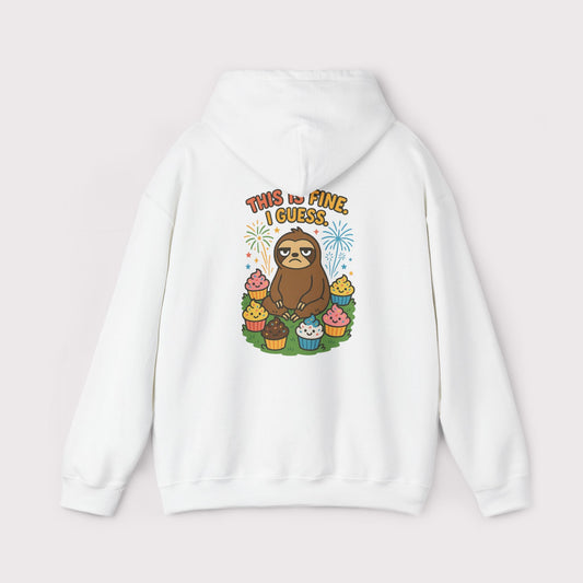 This Is Fine Sloth Hoodie