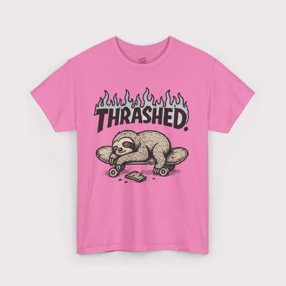 Thrashed Flame Outline T-Shirt