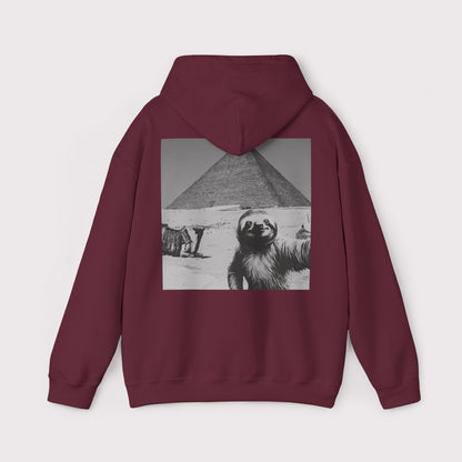 Sloth Selfie Pyramids of Egypt - Hoodie