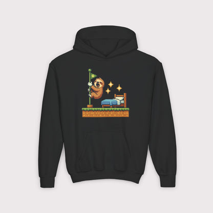 Level Complete Nap Time Kids Hoodie