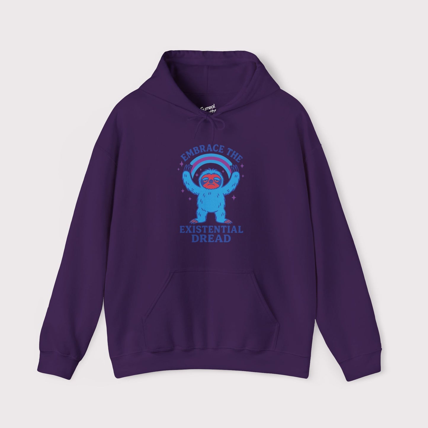 Embrace the Existential Dread Sloth Hoodie