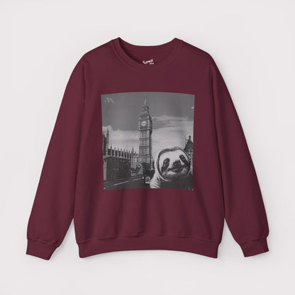 Sloth Selfie Big Ben - Crewneck