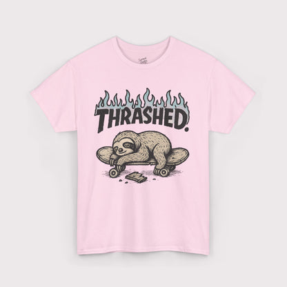 Thrashed Flame Outline T-Shirt