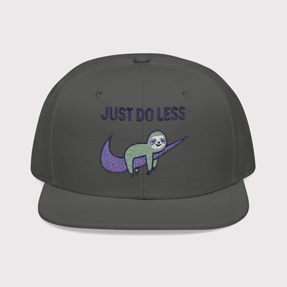 Just Do Less Purple Snapback Hat