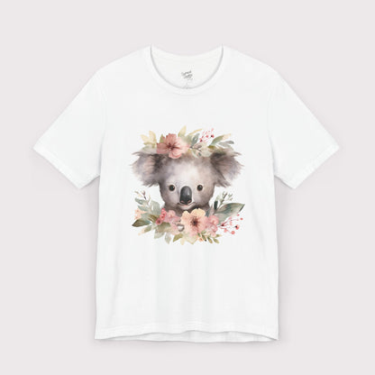 Floral Crown Koala - Jersey Tee