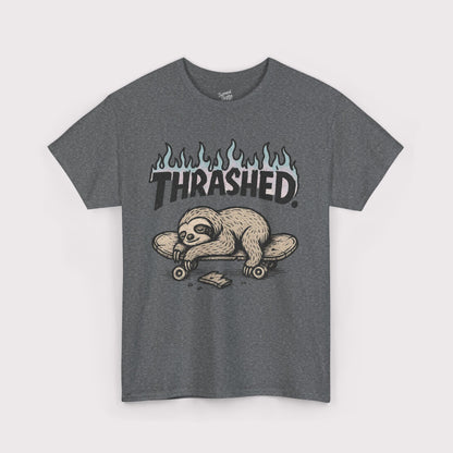 Thrashed Flame Outline T-Shirt