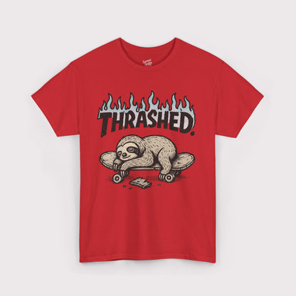Thrashed Flame Outline T-Shirt