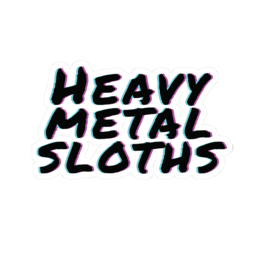Heavy Metal Sloth Stickers