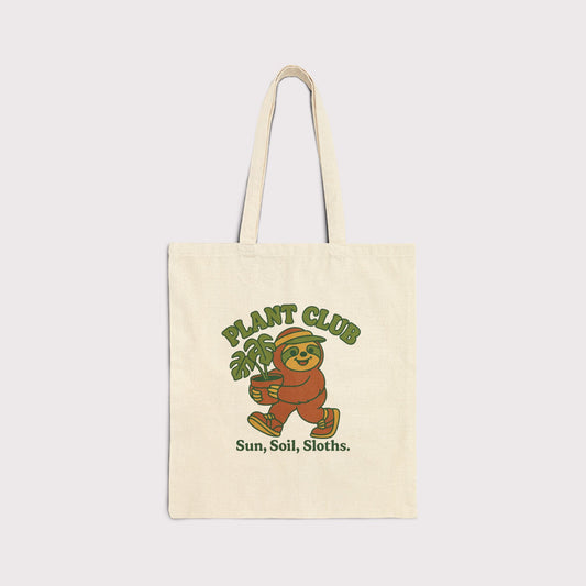 Plant Club Canvas Tote