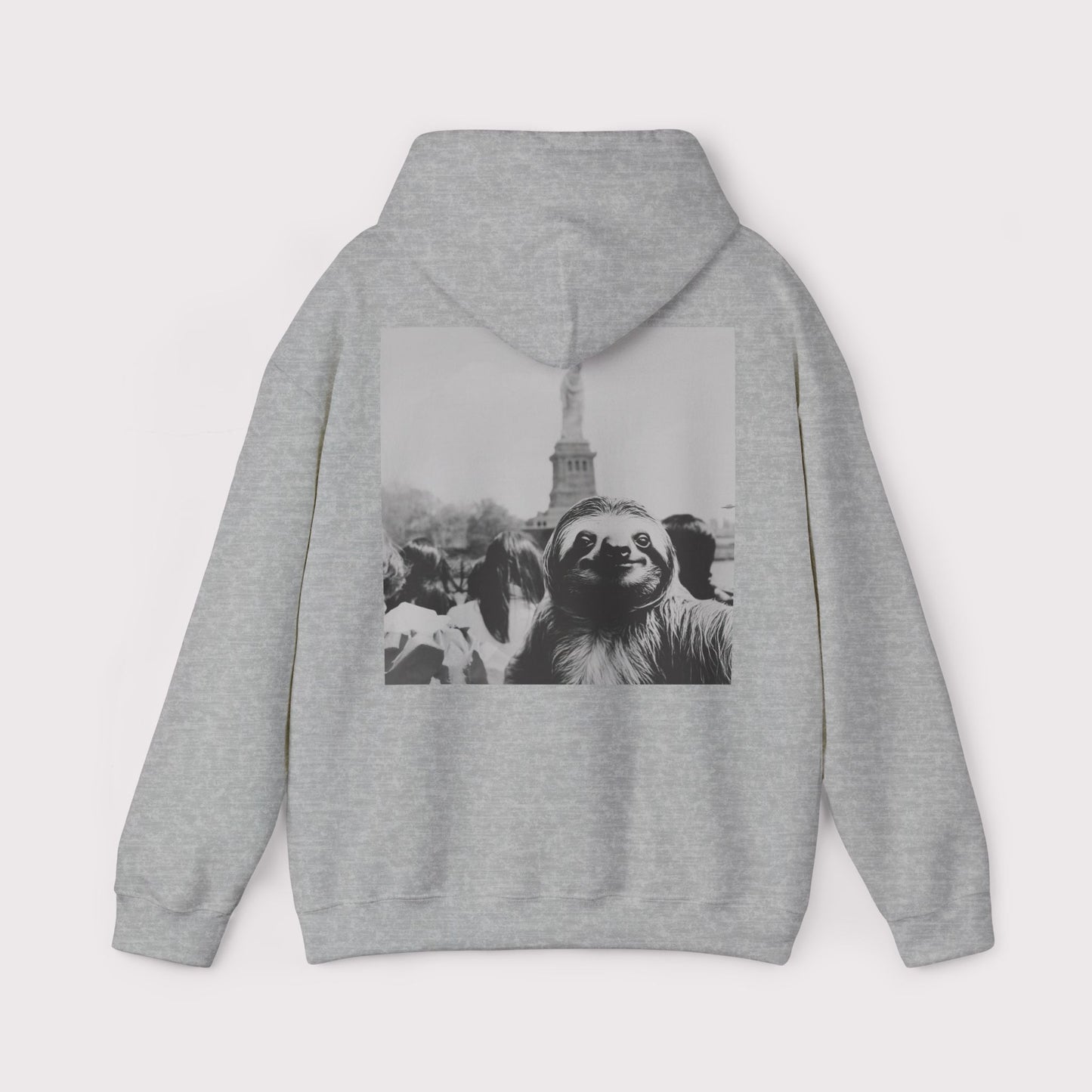 Sloth Selfie Statue of Liberty - Hoodie