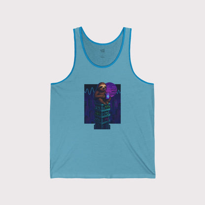 Neon Slothscape Tank Top