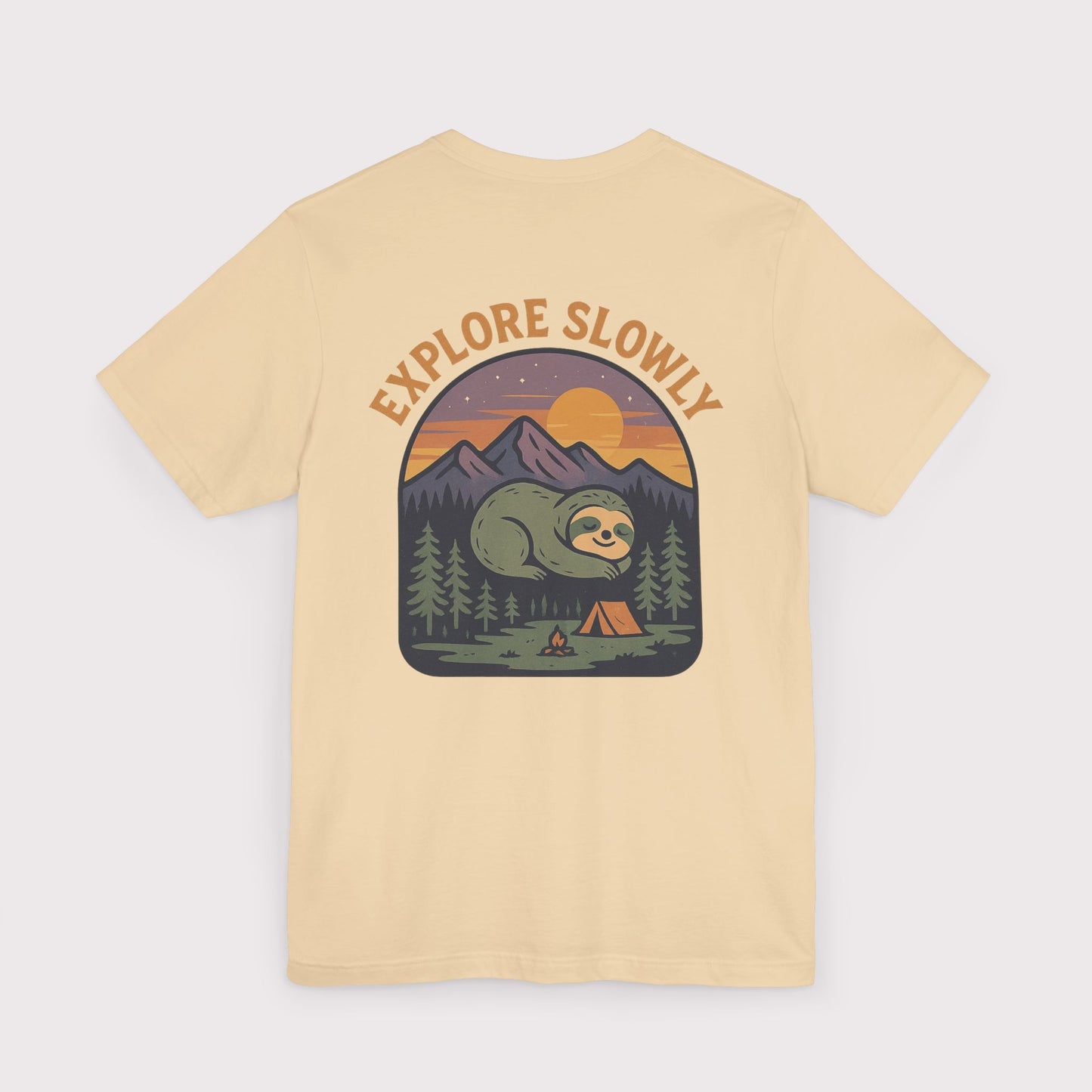 Explore Slowly Sloth T-Shirt