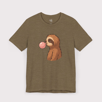 Bubble Blowing Sloth T-Shirt