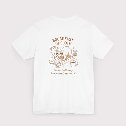 Breakfast in Sloth T-Shirt