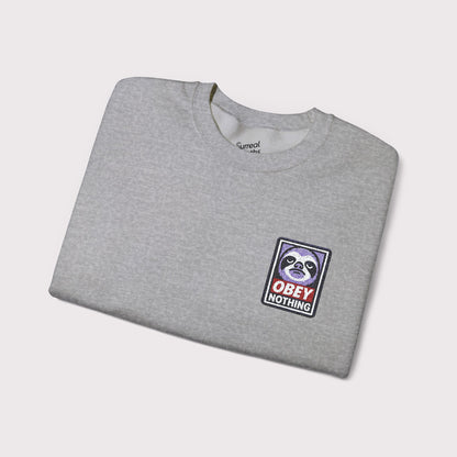 Obey Nothing Embroidered Crewneck