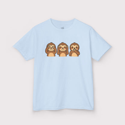No Evil Sloths Kids T-Shirt