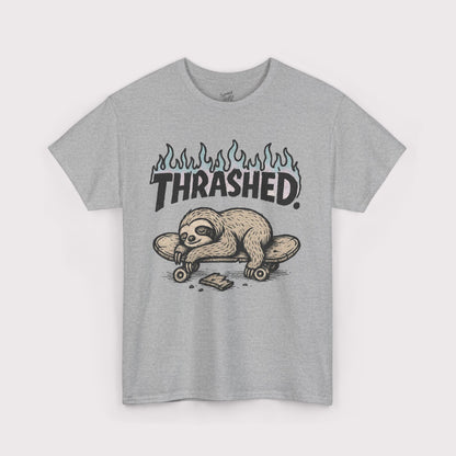 Thrashed Flame Outline T-Shirt