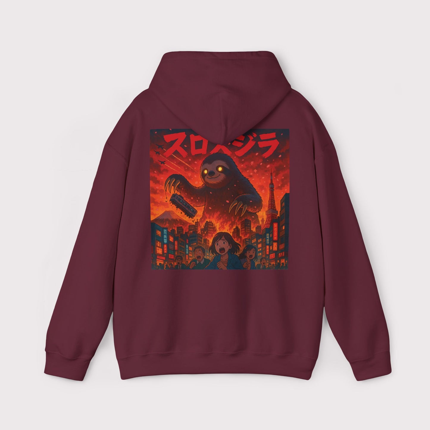 Slothzilla Anime Hoodie
