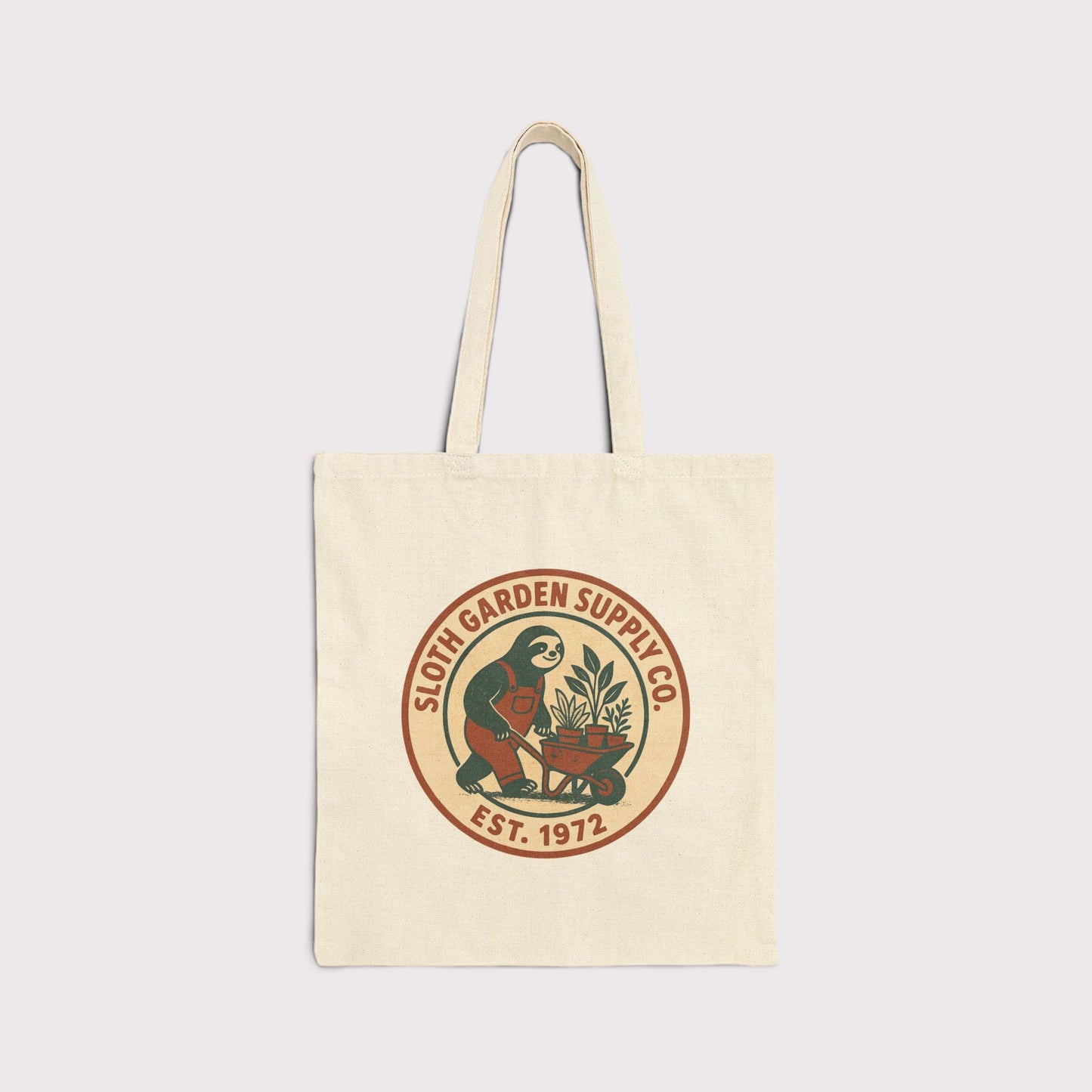 Sloth Garden Supply Co. Canvas Tote