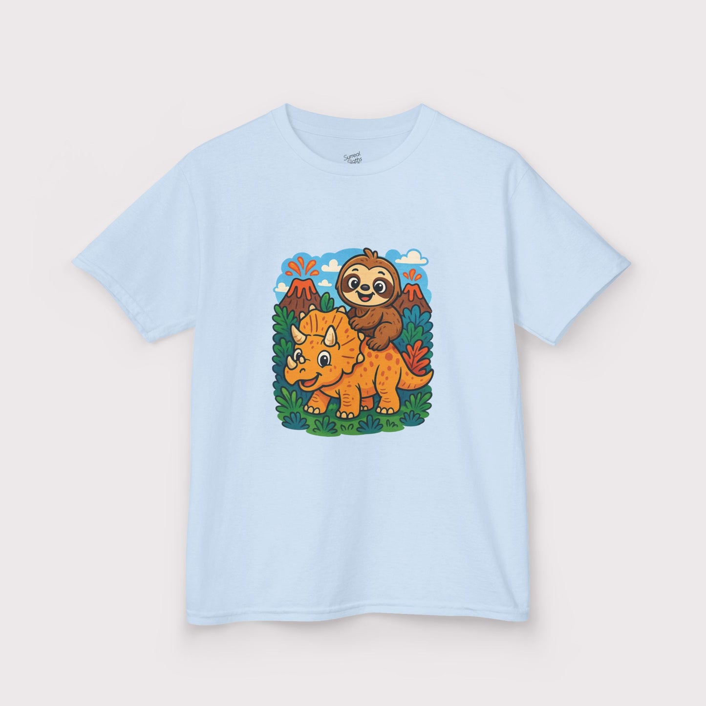 Tricera-Sloth Adventure Kids T-Shirt